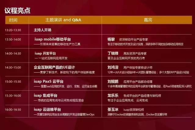 用友iuap3.0在線峰會