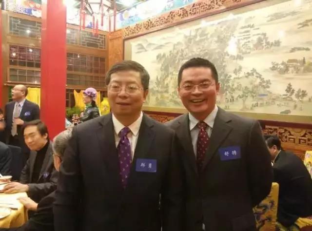 舒騁與清華大學校長邱勇在GIX晚宴